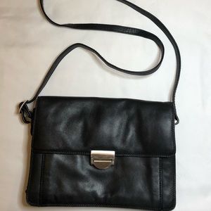 Derek Alexander Black Leather Crossbody